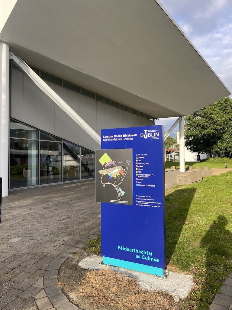 TU Dublin External Signage Programme: wayfinding by Wayfinders