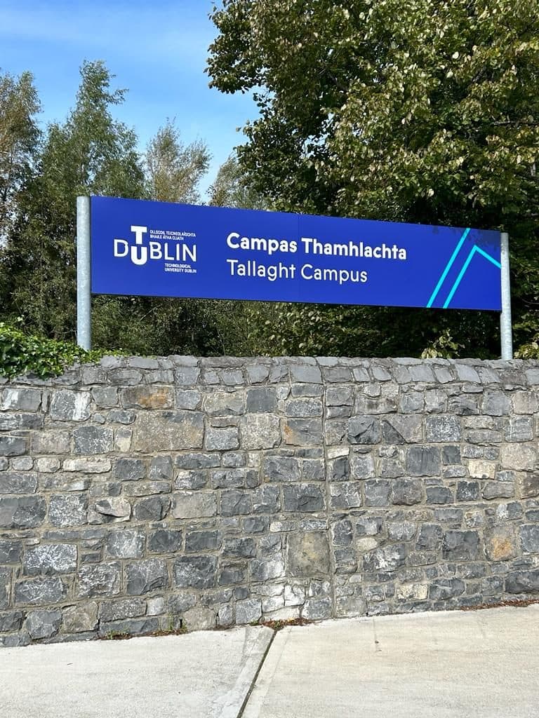 TU Dublin External Signage Programme: wayfinding by Wayfinders