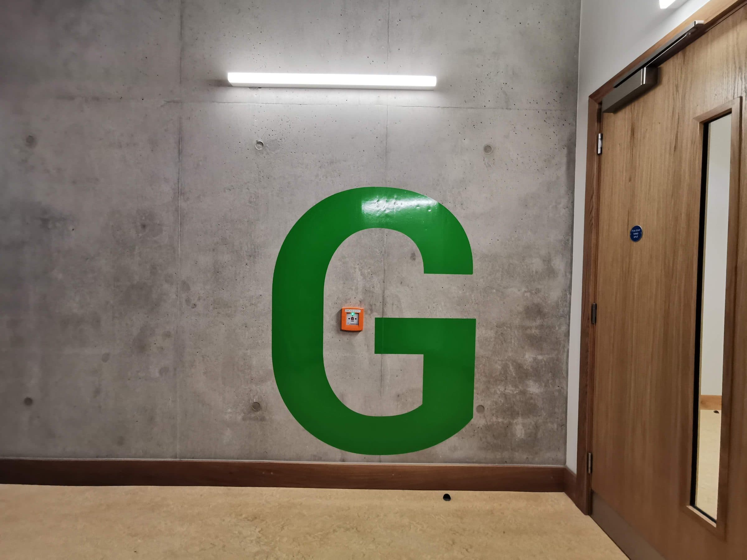 UCD Moore Centre for Business: wayfinding by Wayfinders