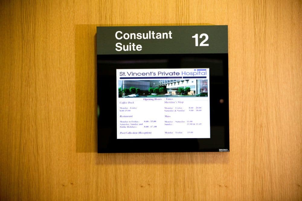 St Vincent's Private Hospital: wayfinding by Wayfinders