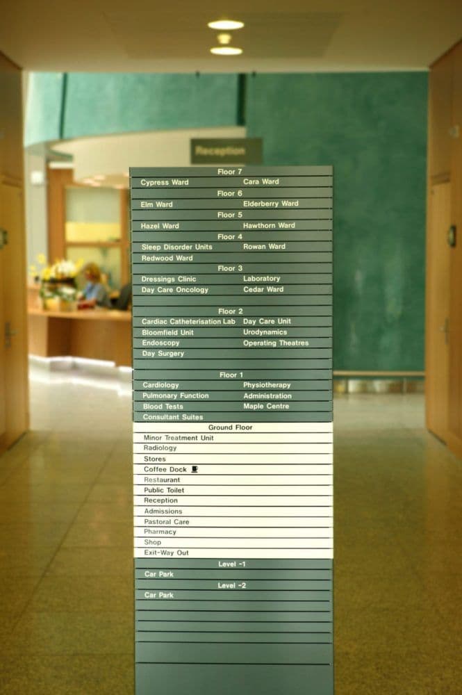 St Vincent's Private Hospital: wayfinding by Wayfinders