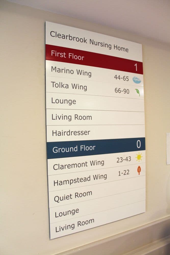 Clearbrook Nursing Home: wayfinding by Wayfinders