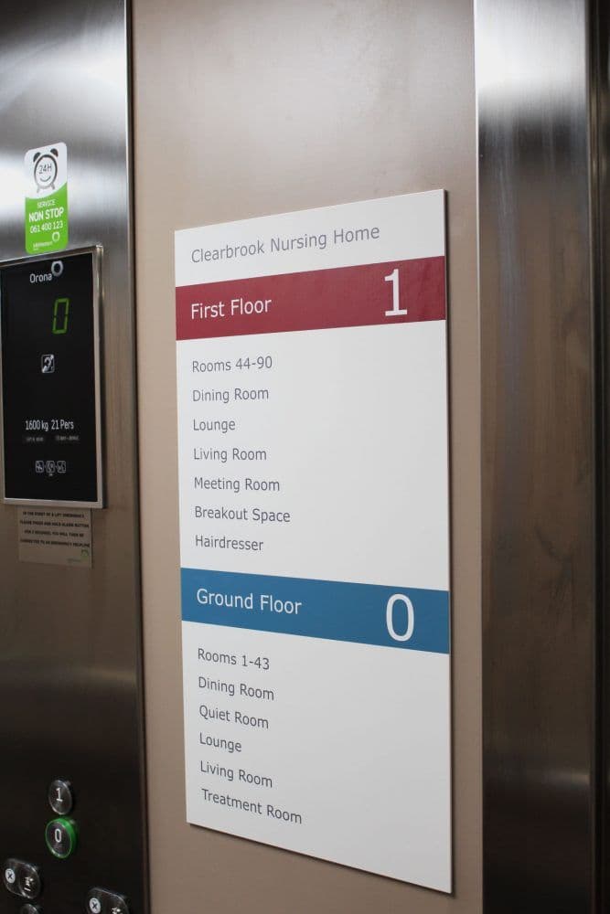 Clearbrook Nursing Home: wayfinding by Wayfinders