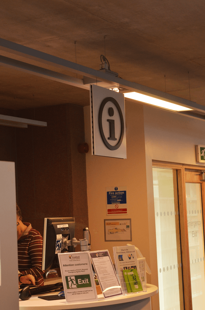 Wexford Library: wayfinding by Wayfinders