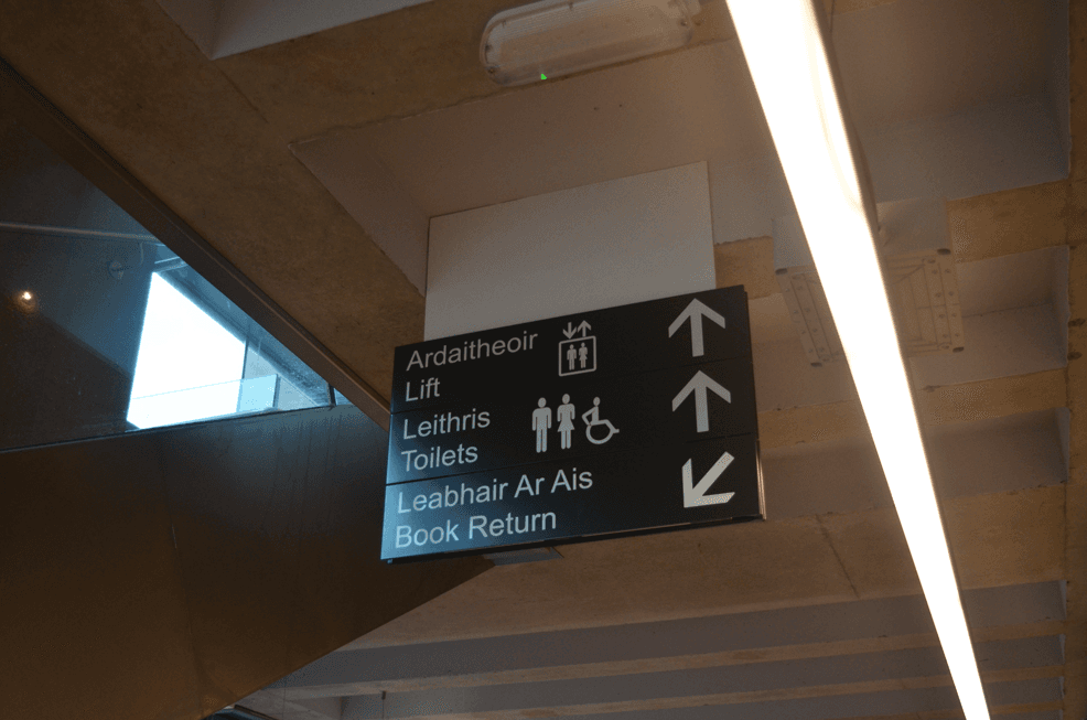 Wexford Library: wayfinding by Wayfinders