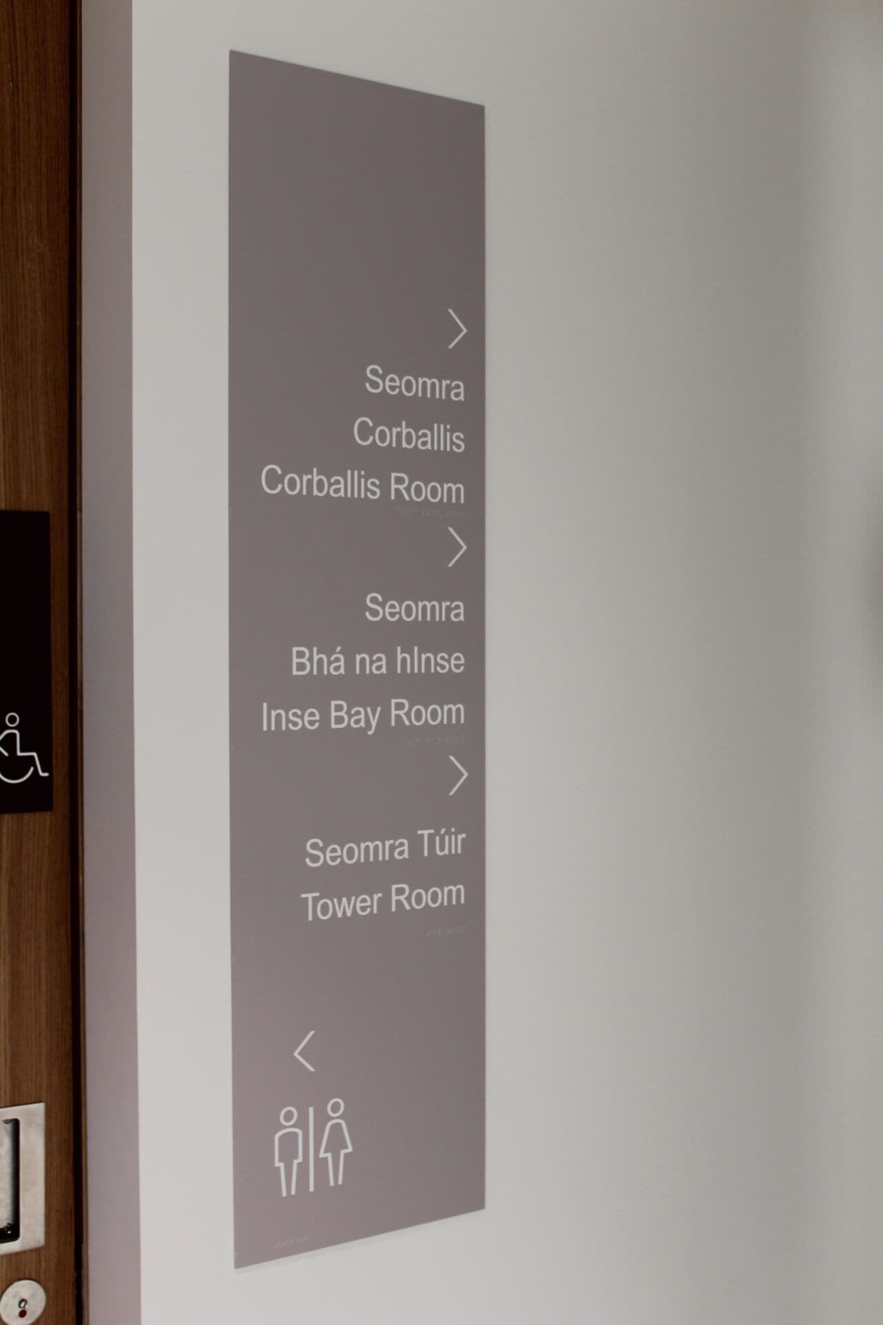 Bettystown Civic Centre: wayfinding by Wayfinders