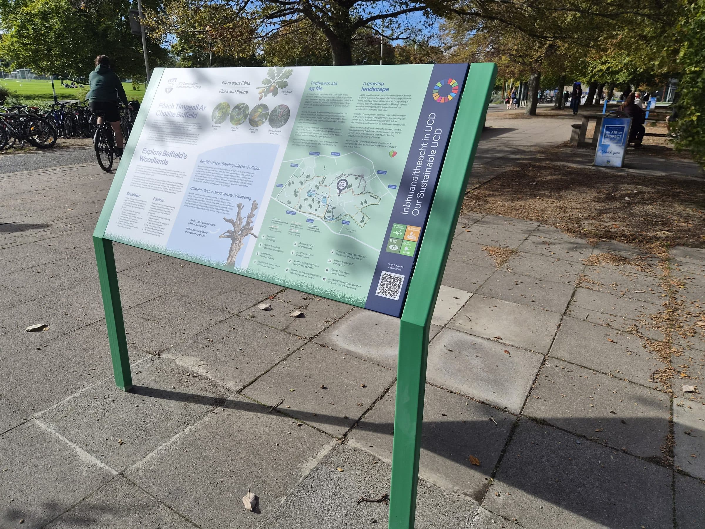 UCD Belfield campus orientation: wayfinding by Wayfinders