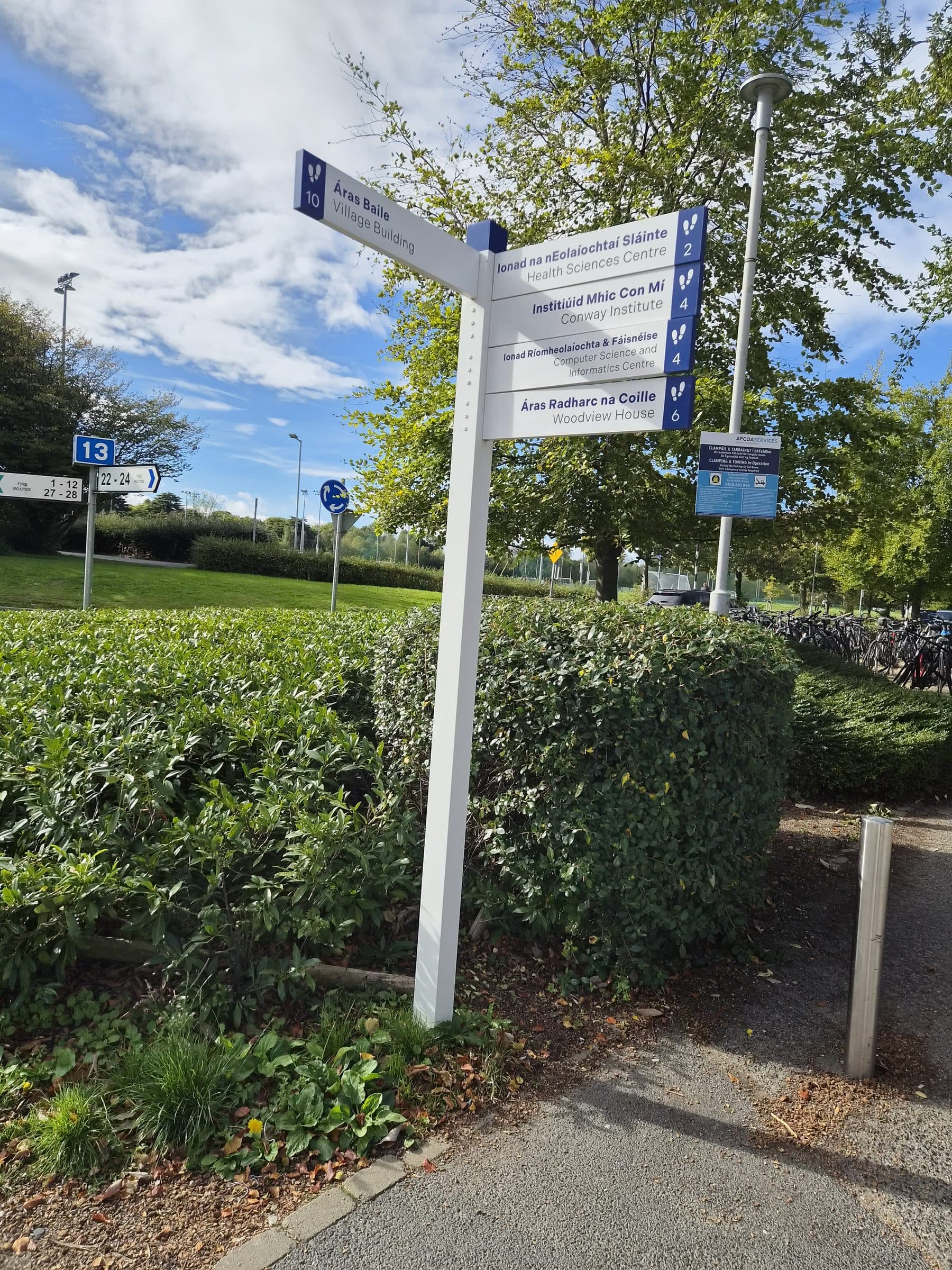 UCD Belfield campus orientation: wayfinding by Wayfinders