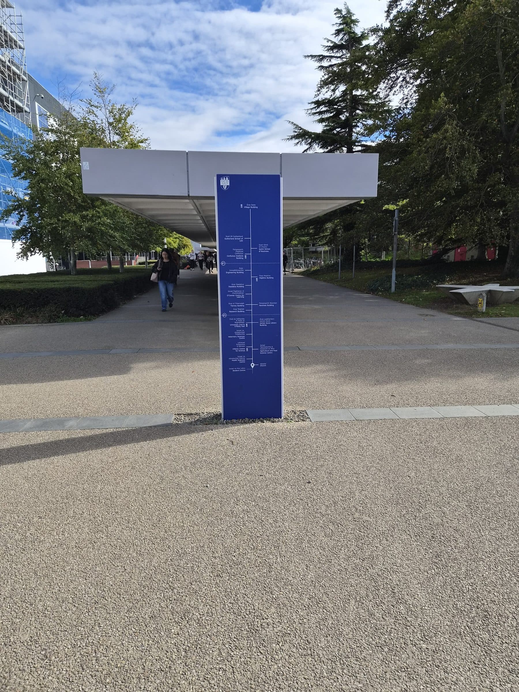 UCD Belfield campus orientation: wayfinding by Wayfinders