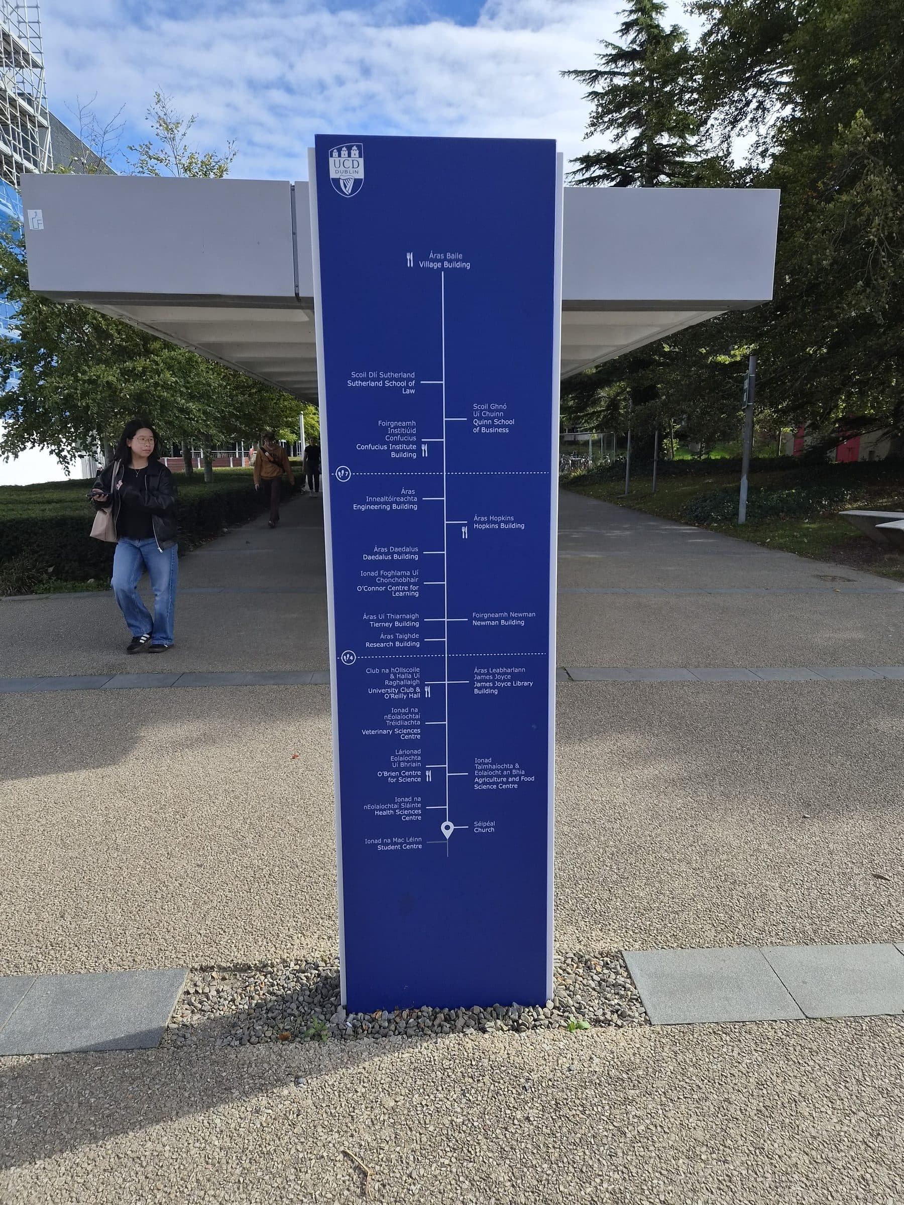 UCD Belfield campus orientation: wayfinding by Wayfinders