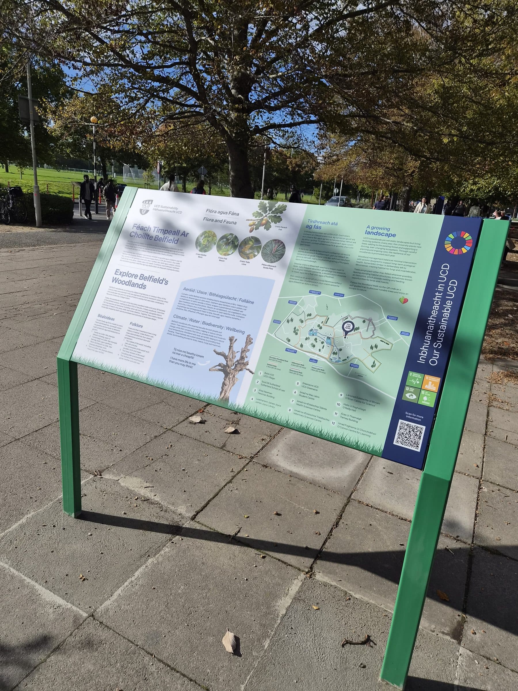 UCD Belfield campus orientation: wayfinding by Wayfinders